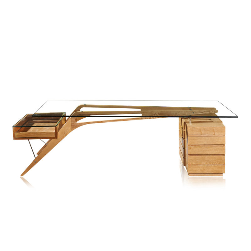 Kardiel Protractor Computer Desk & Reviews Wayfair